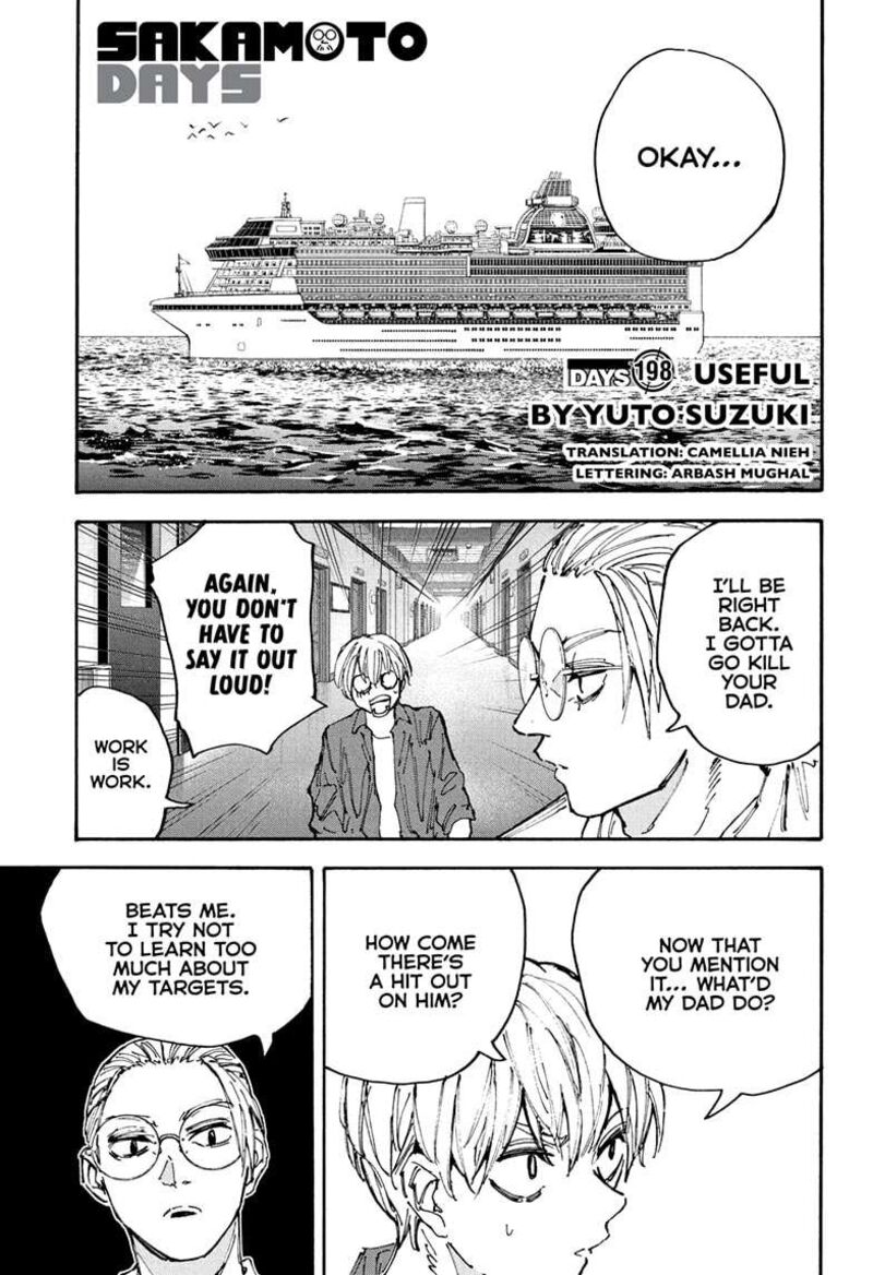 Sakamoto Days Chapter 198